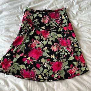 Vintage le chateau size 4 floral skirt